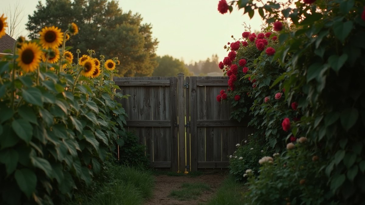 The Two Gardens That Grew Toward Each Other