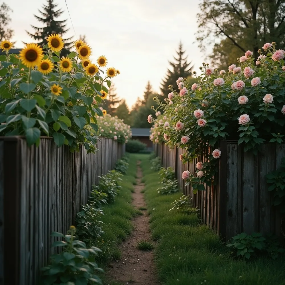 The Two Gardens That Grew Toward Each Other
